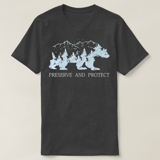 Camiseta Proteção climática Ambiente do Urso Polar Natureza (Frente do Design)