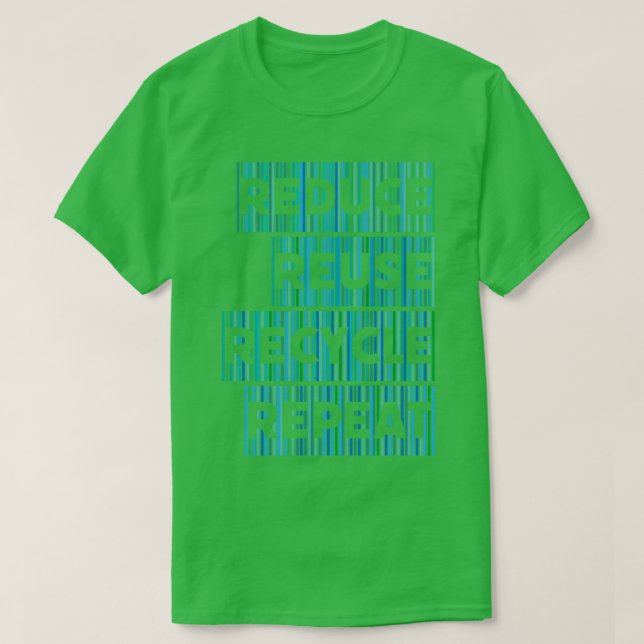 Camiseta Proteção climática do ambiente reciclagem (Frente do Design)