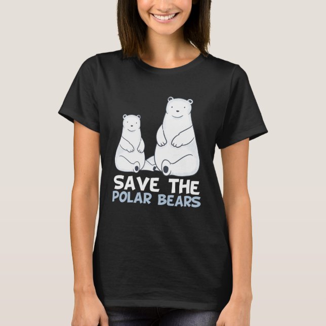 Camiseta Proteção climática dos Ursos Polares (Frente)