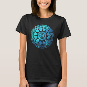Camiseta Proteção contra Witchcraft do Pêssego Mágico Runic