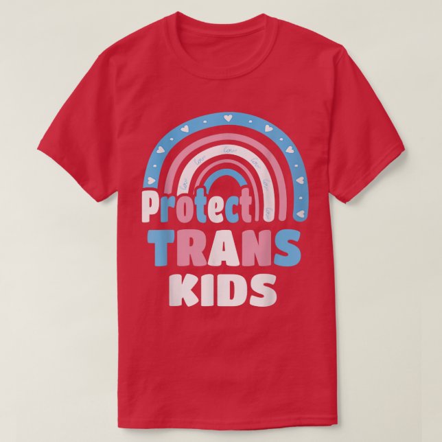 Camiseta Proteção da ideia de presentes LGBT para crianças  (Frente do Design)