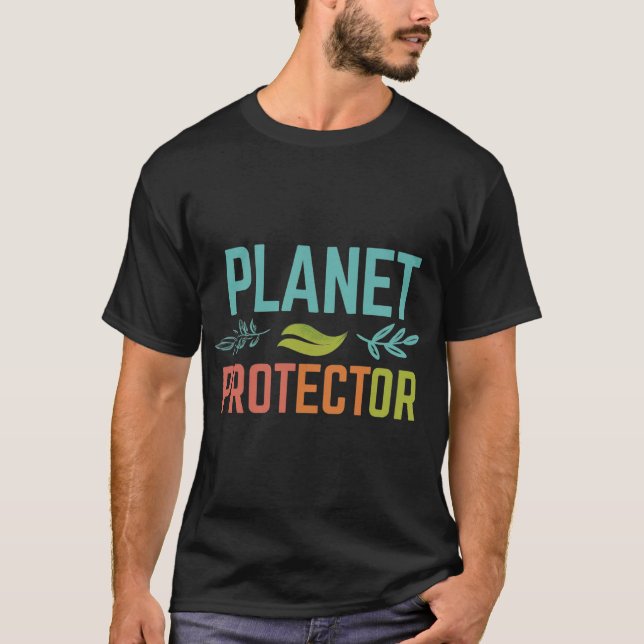 Camiseta Proteção do planeta" (Frente)