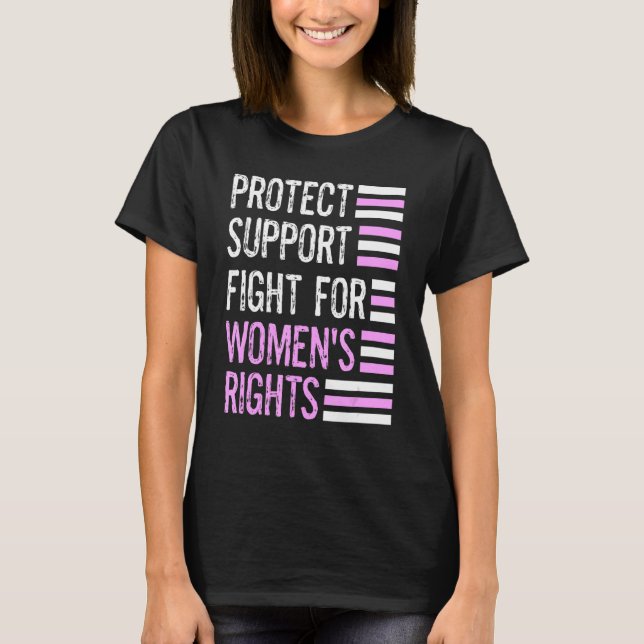 Camiseta Proteção dos Direitos da Mulher e da Igualdade dos (Frente)