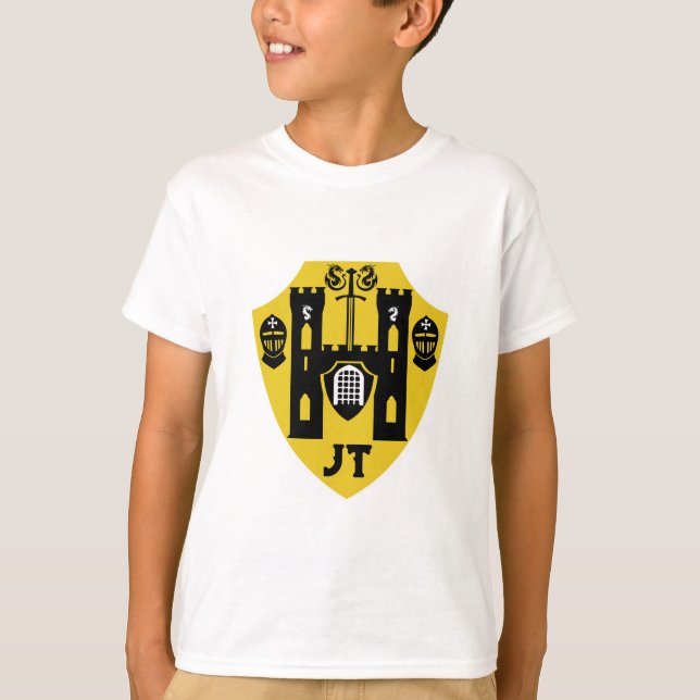 Camiseta Proteção personalizável dos Cavaleiros (Frente)