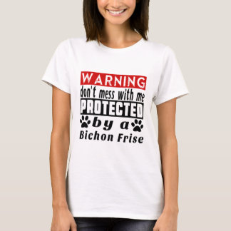 Camiseta PROTECETED por Bichon Frise
