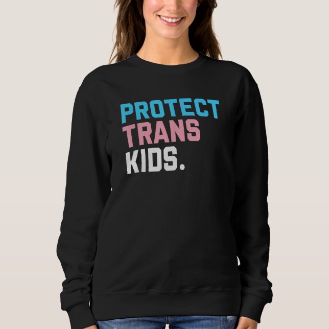 Camiseta Protect Trans Kids  LGBT Support LGBT Pride (Frente)