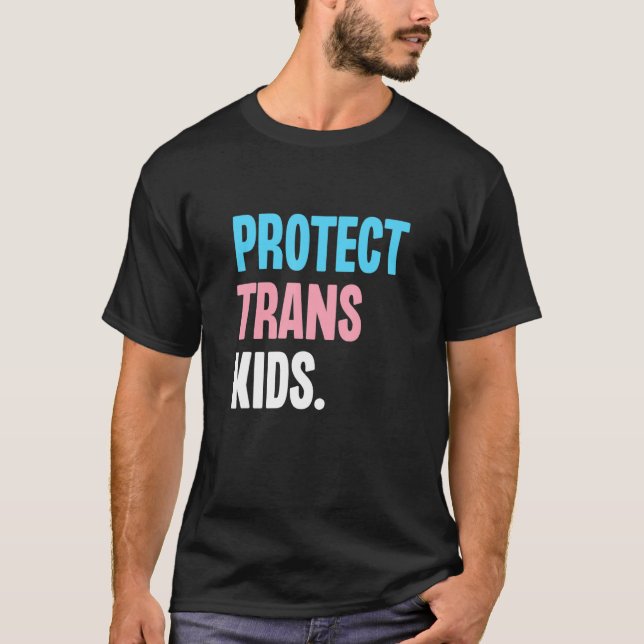 Camiseta Protect Trans Kids Support Transgender Equality LG (Frente)