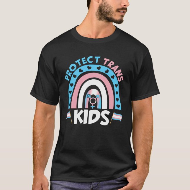 Camiseta Protect Trans Transgender Flag Protect Trans (Frente)