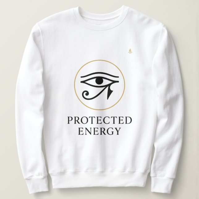 Camiseta Protected Energy – Minimal Eye of Horus Symbol | (Frente do Design)