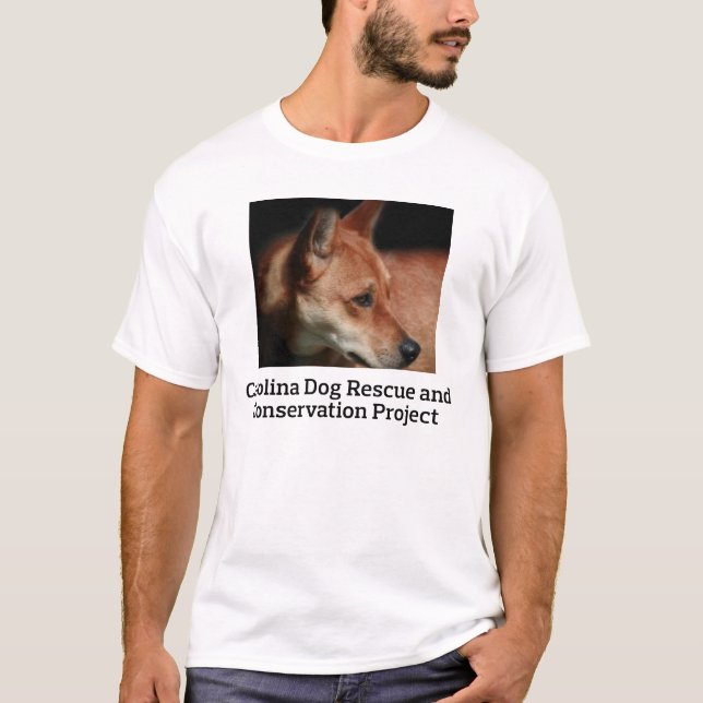 Camiseta Protegendo o cão nativo da América (Frente)