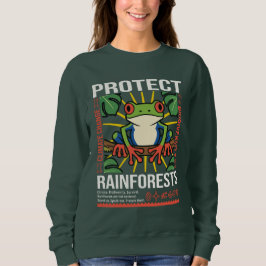 Camiseta Proteger a Consciência Ambiental das Florestas Tro