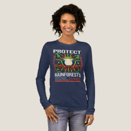 Camiseta Proteger a Consciência Ambiental das Florestas Tro