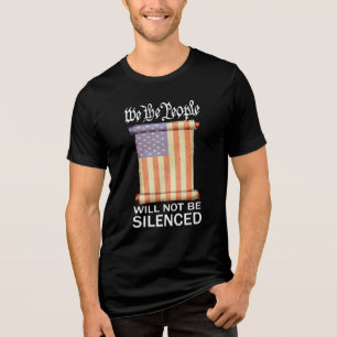 Camiseta Proteger a Constituição da Emenda de 1rua Bandeira