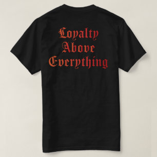 Camiseta Proteger a Família Logo Laranja Tamanho Bolso