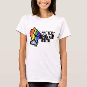 Camiseta Proteger a Juventude em Fila