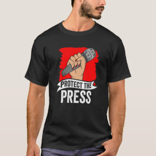 Camiseta Proteger A Liberdade De Imprensa Direitos De Jorna