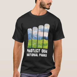Camiseta Proteger a Natureza Conservacionista Dos Nossos Pa