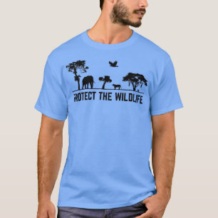 Camiseta Proteger a Natureza da Conservação Animal Safari S