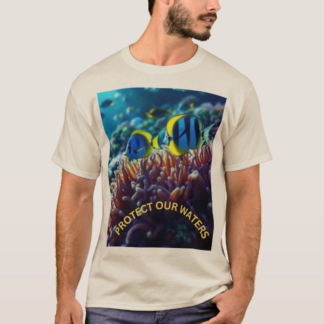 CAMISETA PROTEGER AS NOSSAS ÁGUAS (Frente)