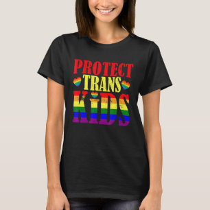 Camiseta Proteger Conjuntos Trans Kids Fluxos Lgbt Flutuant