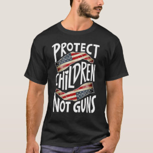 Camiseta Proteger Crianças Não Armas Acabam Violência Contr