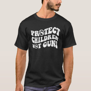 Camiseta Proteger Crianças Que Não Armas Acabam Com O Visto