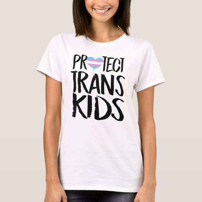 CAMISETA PROTEGER CRIANÇAS TRANS (Frente)