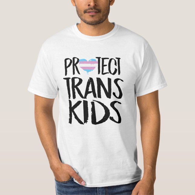 CAMISETA PROTEGER CRIANÇAS TRANS (Frente)