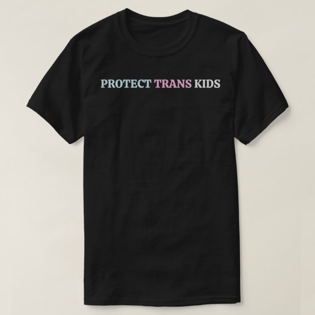 Camiseta Proteger Crianças Trans (Frente do Design)