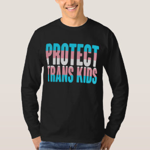 Camiseta Proteger Crianças Transexuais Sinalizador Lgbt Pri