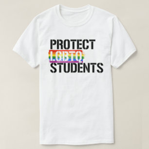 Camiseta Proteger estudantes LGBTQ