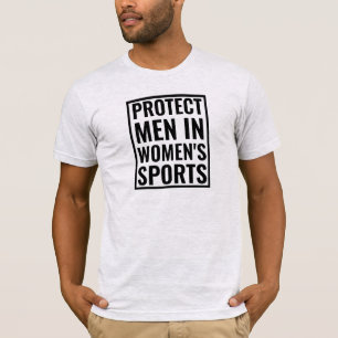 Camiseta Proteger Homens nos Esportes Femininos