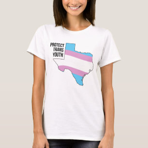 Camiseta Proteger Jovens Trans do Texas