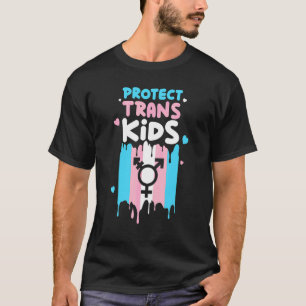 Camiseta Proteger Lgbt do Orgulho de Sinalizador Transgêner