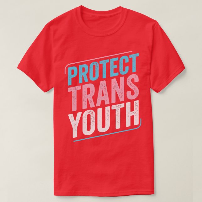 Camiseta Proteger LGBT Transgênero Transgênero do Orgulho T (Frente do Design)