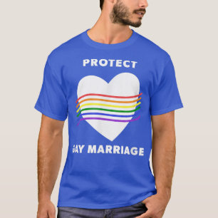 Camiseta Proteger o Casamento Gay LGBTQ LGBT Arco-íris Alia