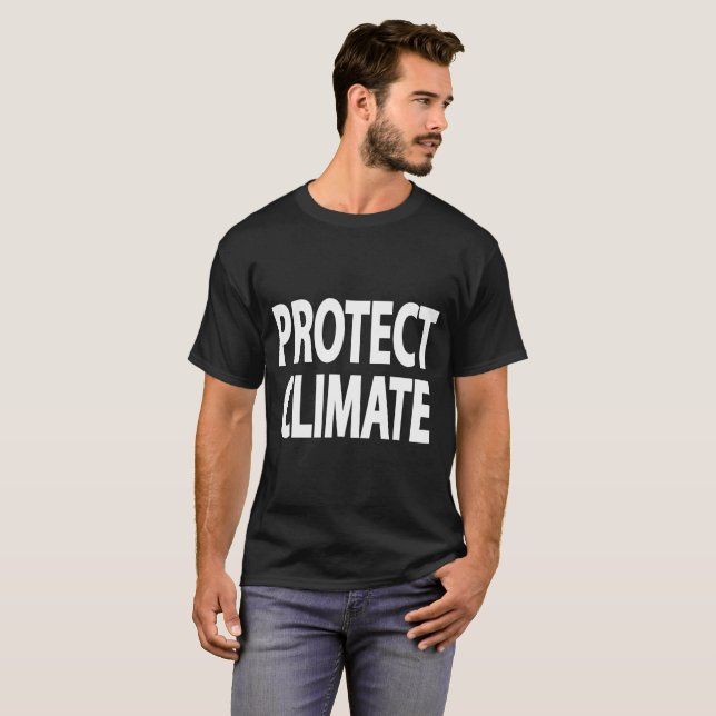 Camiseta Proteger o clima (Frente Completa)