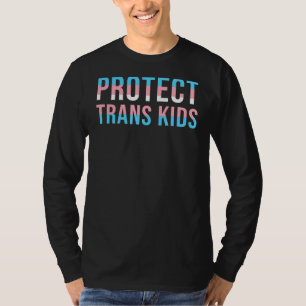 Camiseta Proteger Orgulho Lgbt de Crianças Trans
