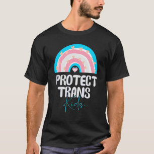 Camiseta Proteger Orgulho Lgbt de Sinalizador Transgênero p