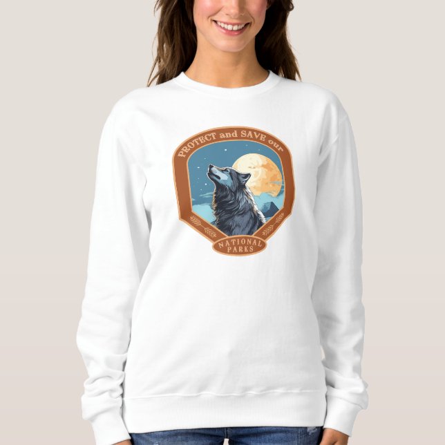 Camiseta Proteger os nossos parques nacionais (Frente)
