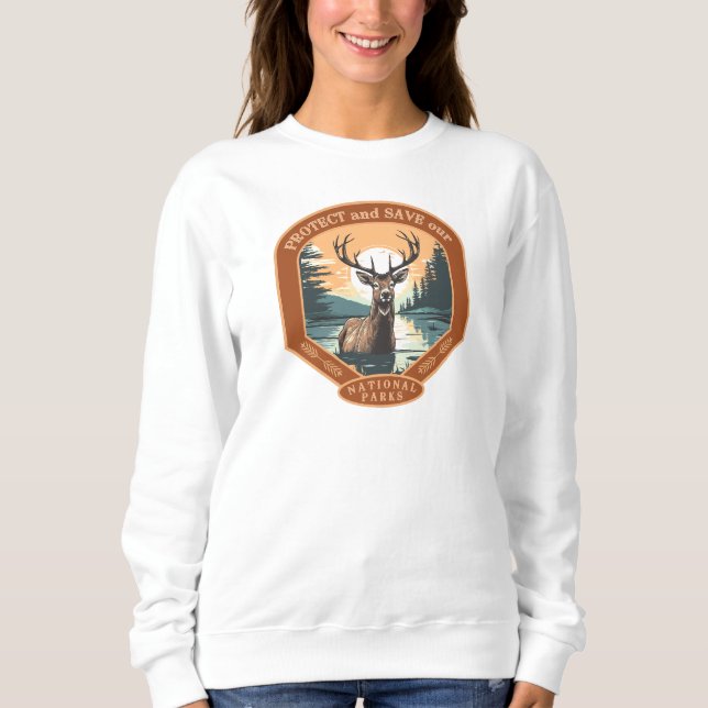 Camiseta Proteger os nossos parques nacionais (Frente)