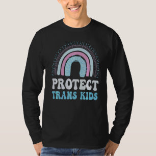 Camiseta Proteger Rai do Orgulho Lgbt do Sinalizador Transg