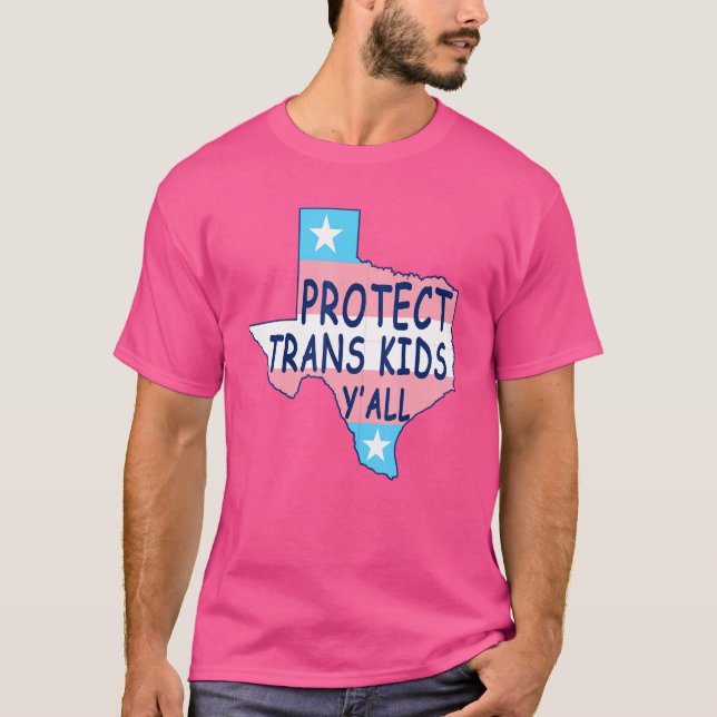 Camiseta Proteger Sinalizador Transgênero de Direitos de Lg (Frente)