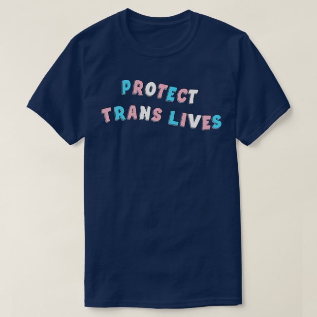 Camiseta Proteger Vidas Trans (Frente do Design)