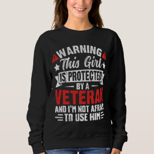 Camiseta Protegida Por Um Veterano Orgulhosa Filha De Veter