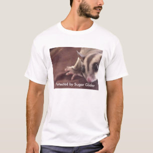 Camiseta Protegido pelo planador do açúcar, ADVERTINDO