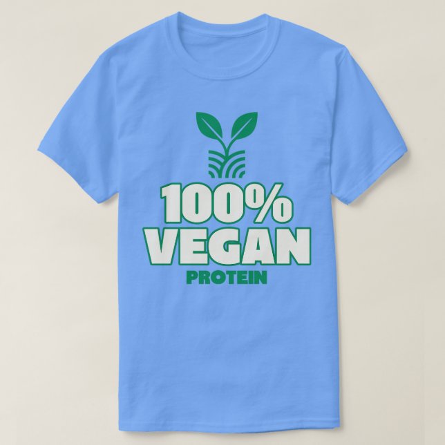 Camiseta Proteína 100 Vegan (Frente do Design)