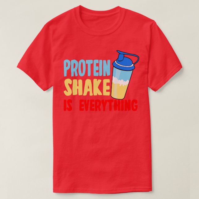 Camiseta Proteína É Tudo (Frente do Design)
