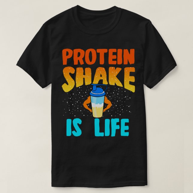 Camiseta Proteína É Vida (Frente do Design)
