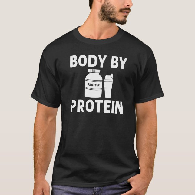 Camiseta Proteínas Pó Bebidas De Soro De Soro Snacks Vegan  (Frente)